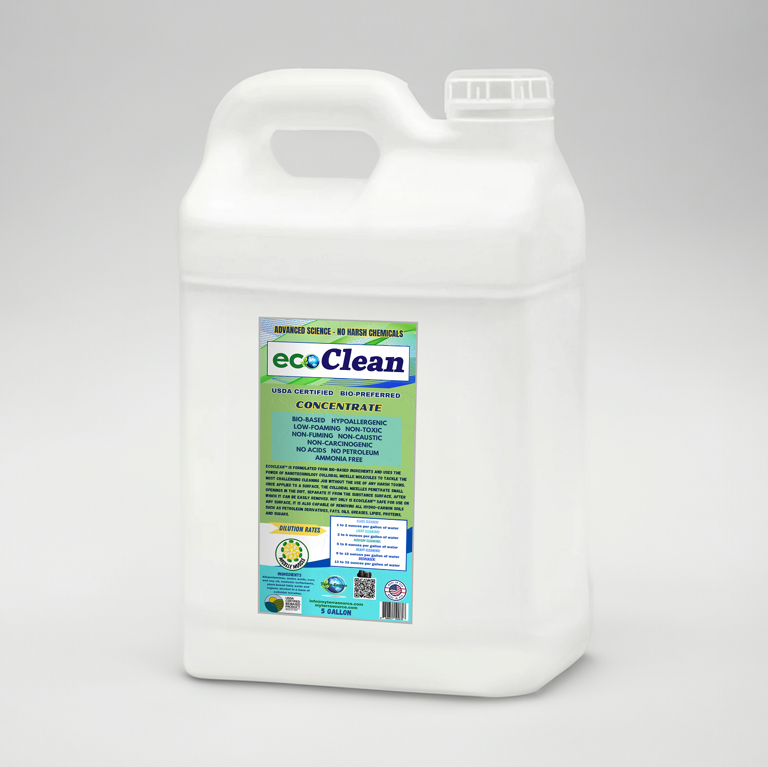 EcoClean™ 1 Gallon Ready To Use All Purpose Cleaner