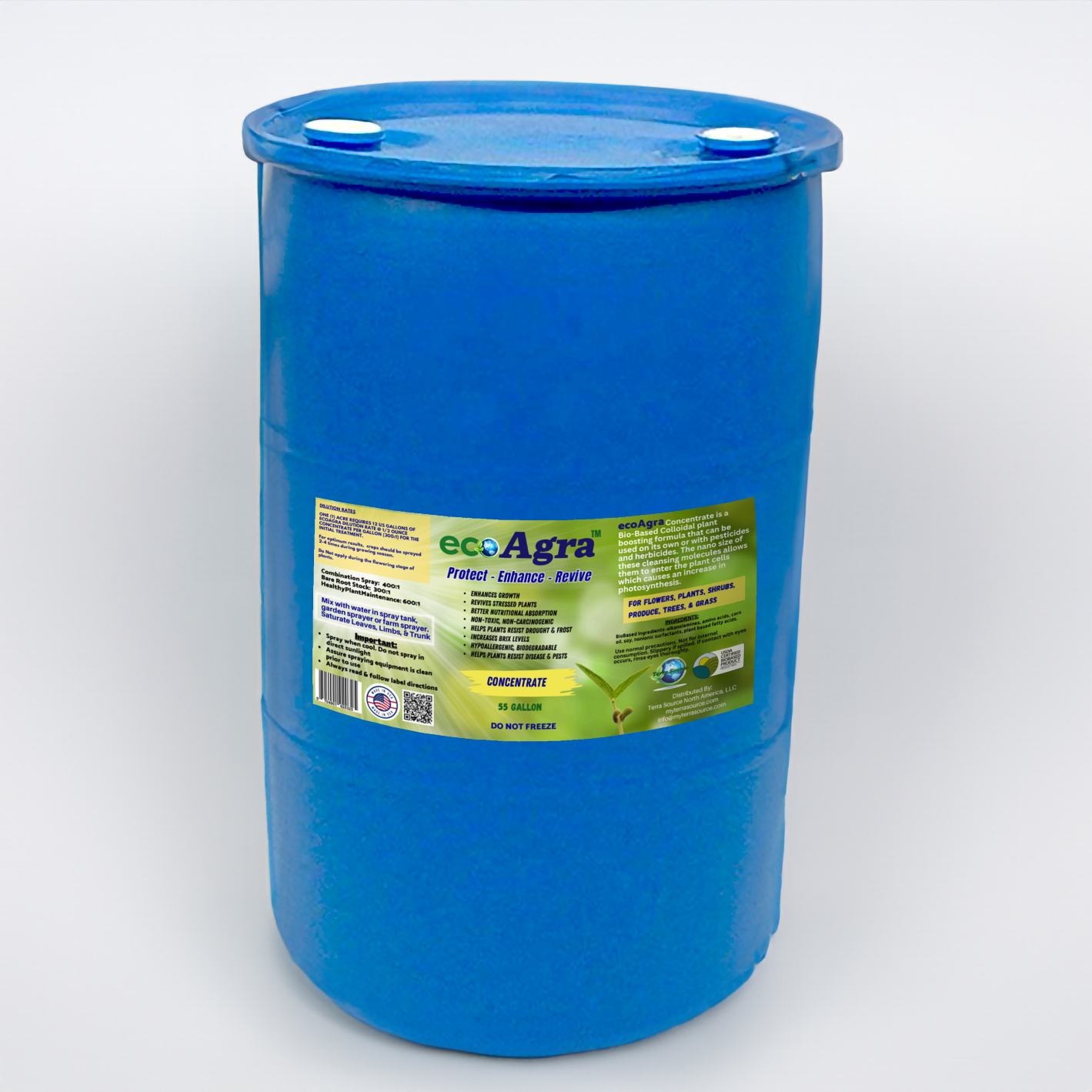 EcoAgra™ Plant Wash - 55 Gallon Concentrate