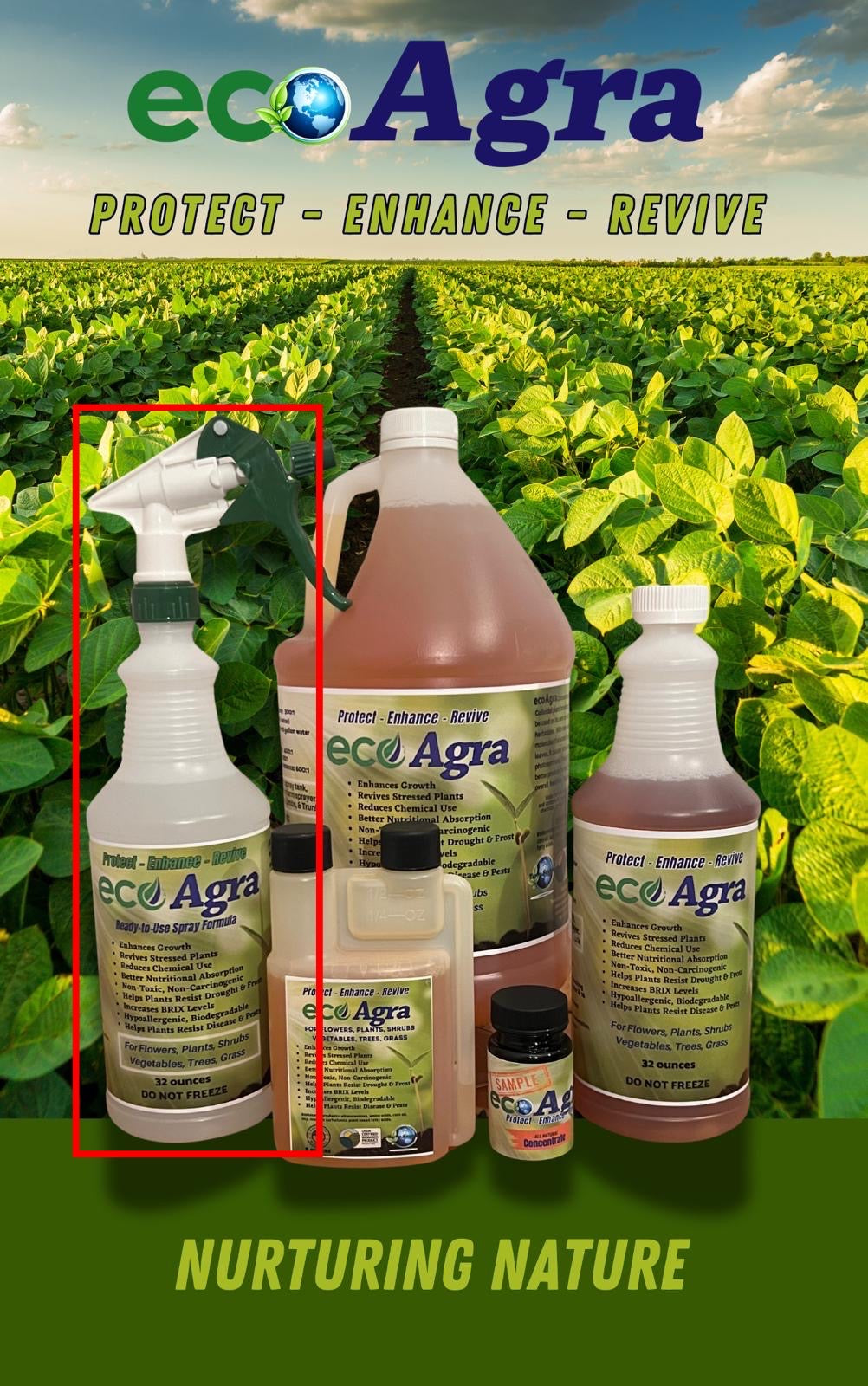 EcoAgra™ Foliar Spray 32oz - Ready To Use